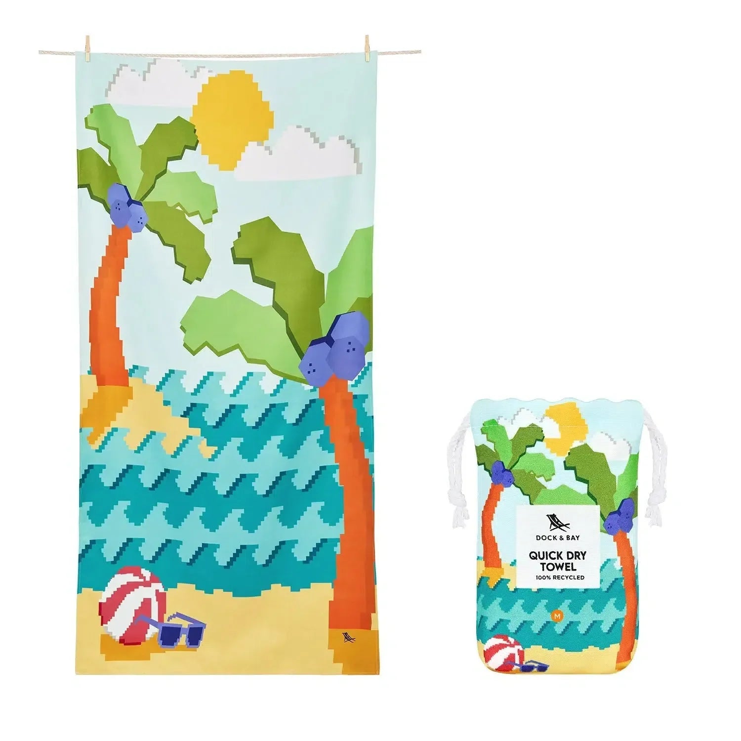 Dock and Bay Kids Quick Dry Beach and Travel Towels