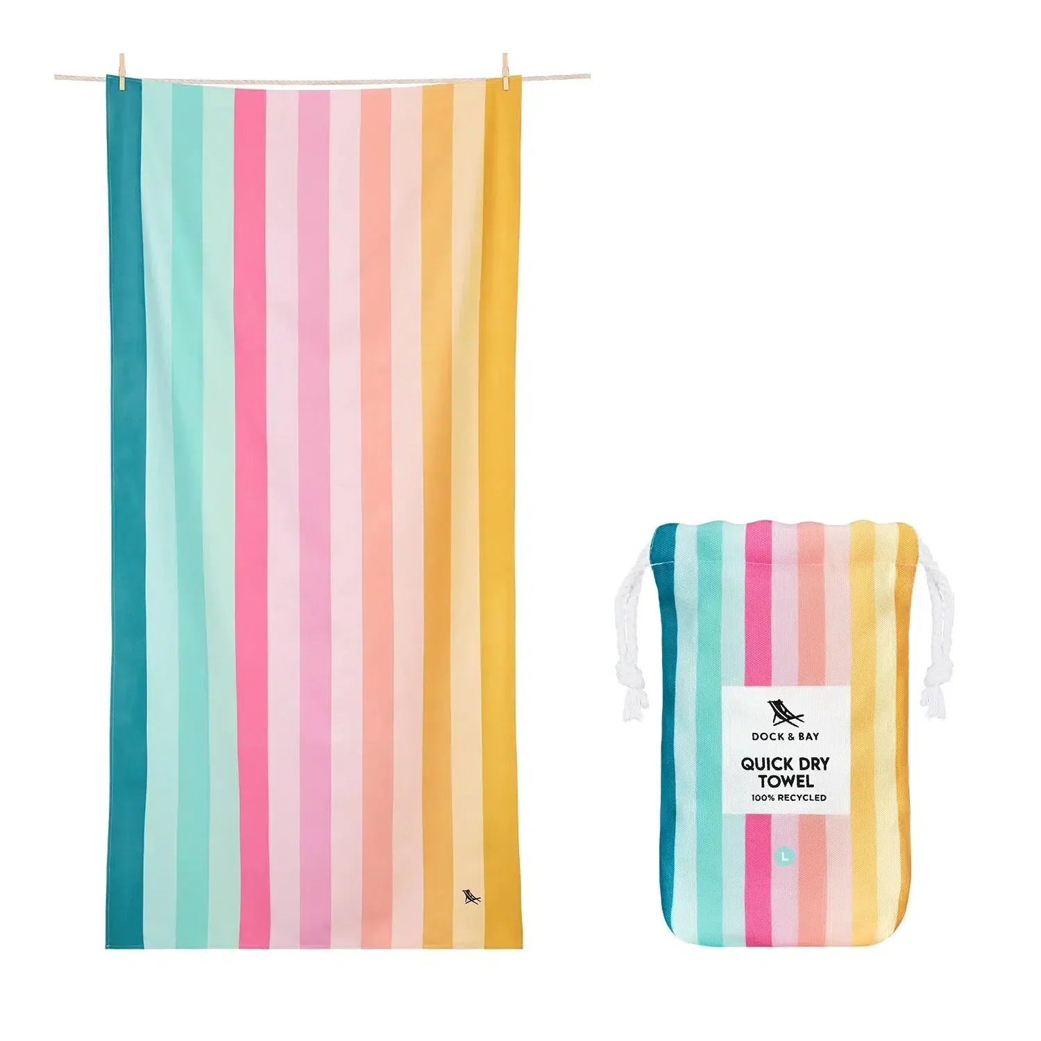 Dock and Bay Quick Dry Beach and Travel Towels