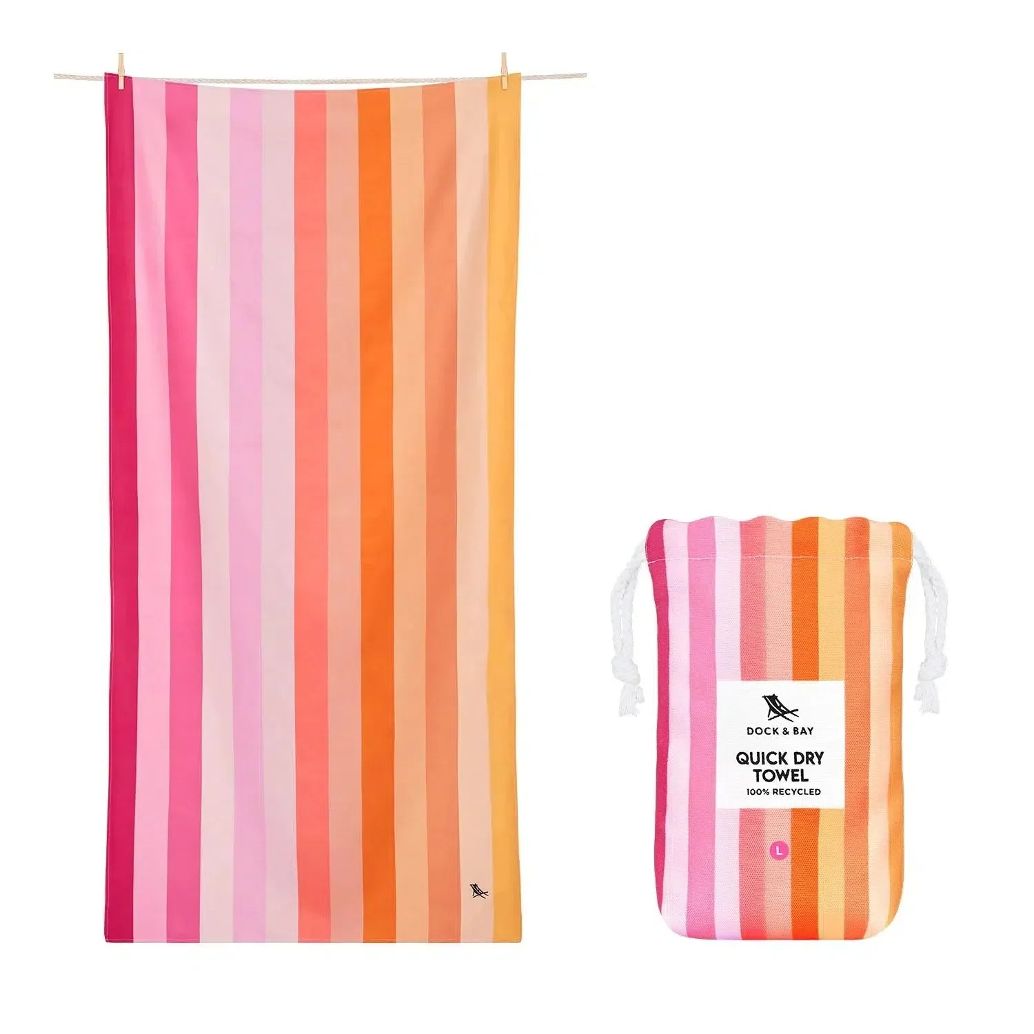 Dock and Bay Quick Dry Beach and Travel Towels