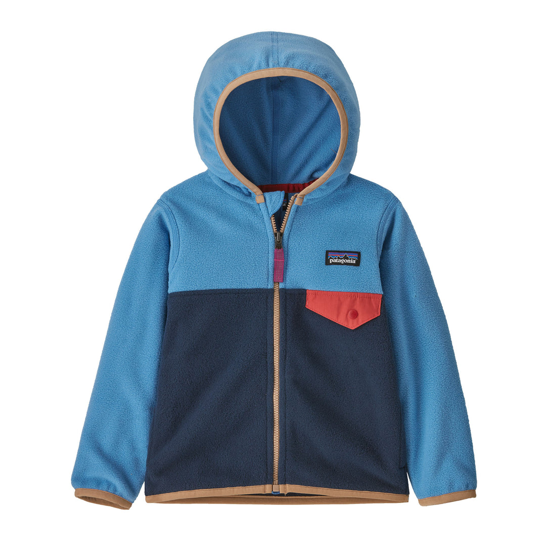 Patagonia Baby Micro D™ Snap-T® Fleece Jacket New Navy Blue Bird
