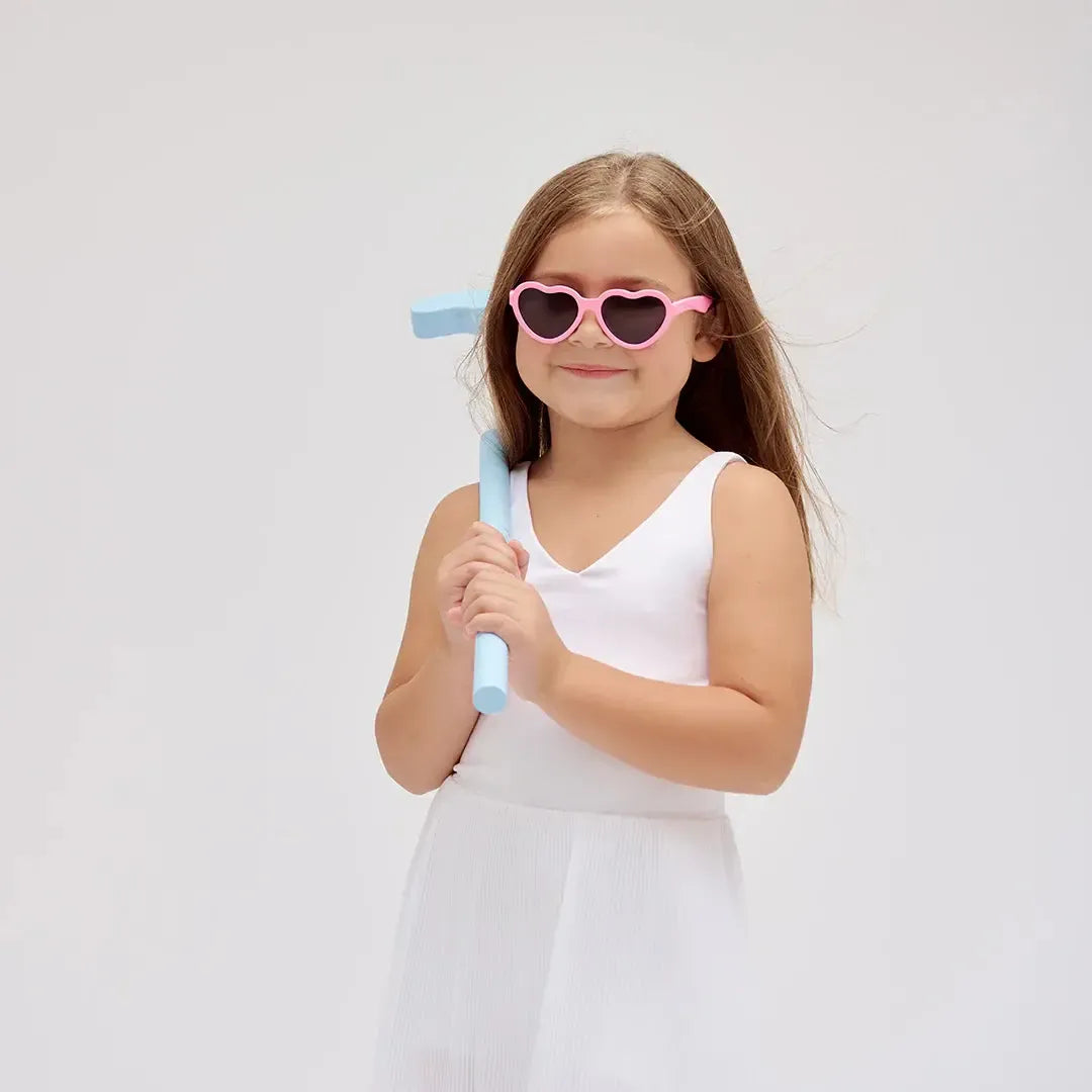 Babiators Original Heart Sunglasses Bubblegum Pink