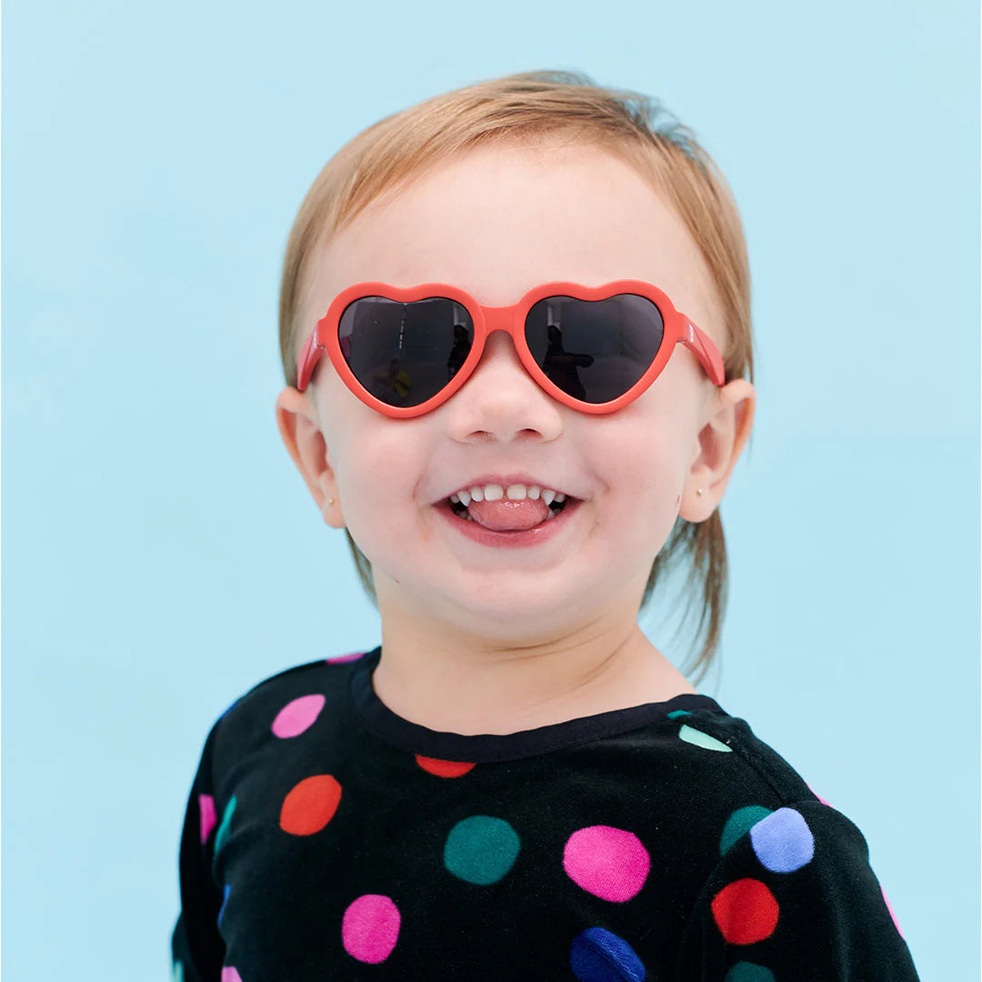 Babiators Original Heart Sunglasses Candy Apple - Freedom To Explore
