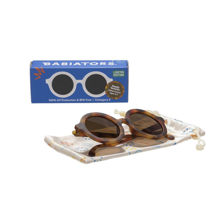 Babiators Original Euro Round Sunglasses Totally Tortoise