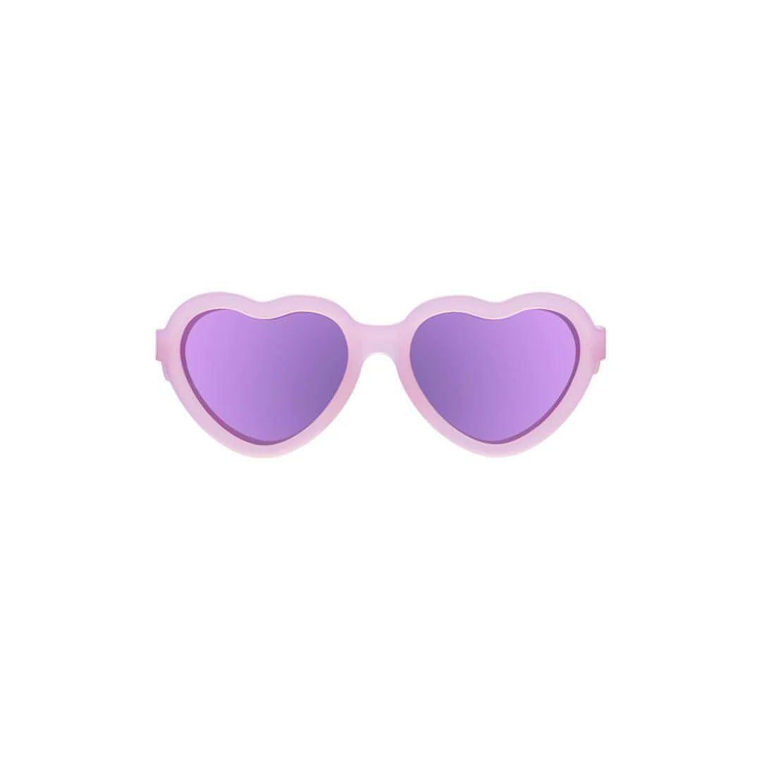 Babiators Polarised Heart Sunglasses Frosted Pink