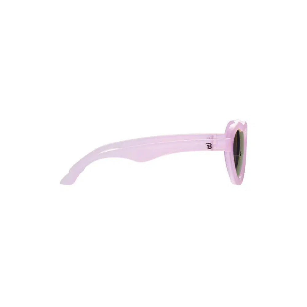 Babiators Polarised Heart Sunglasses Frosted Pink