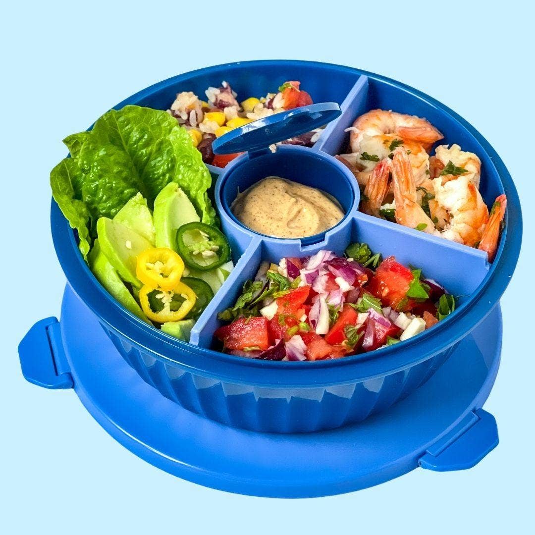 Yumbox Poke Bowl with 4 Compartment Divider