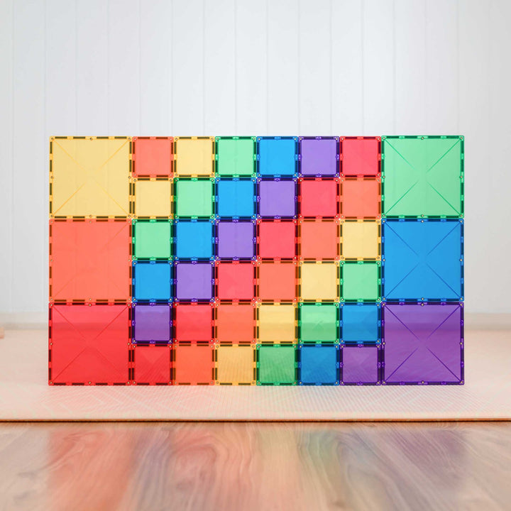 Connetix 42 Piece Rainbow Square Pack
