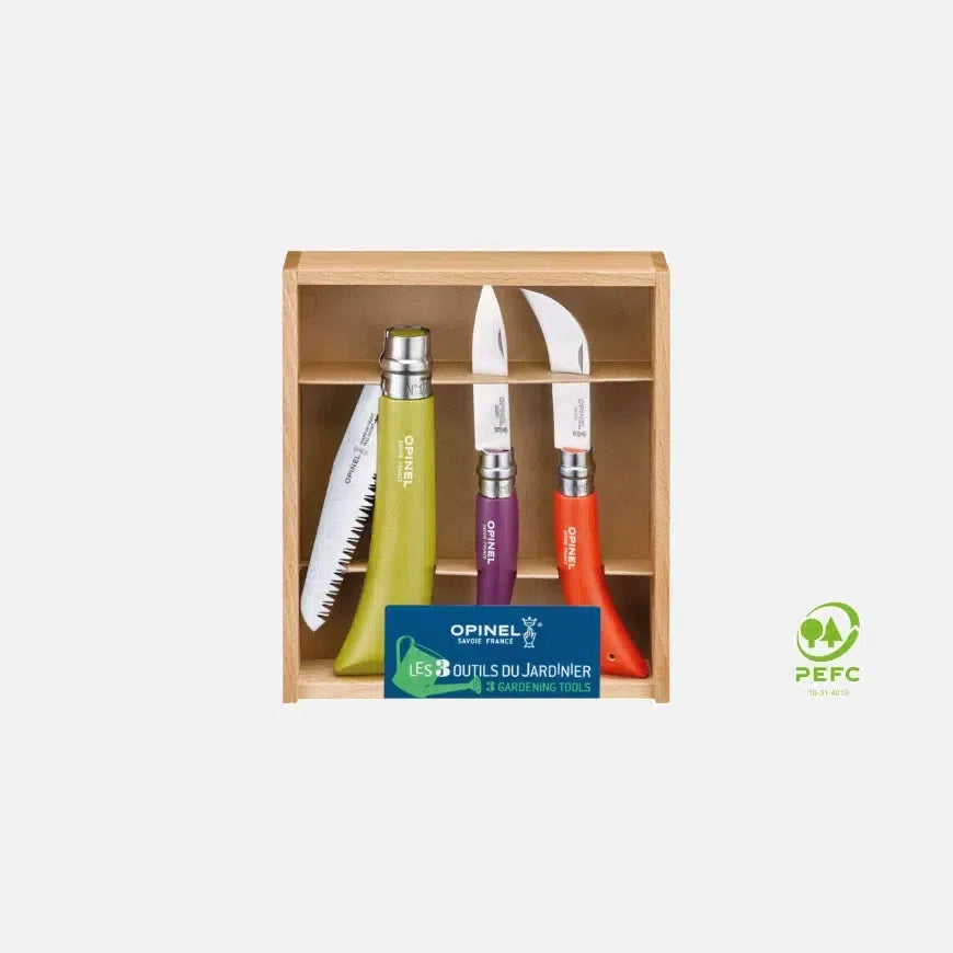 Opinel Coloured Gardener Box Set