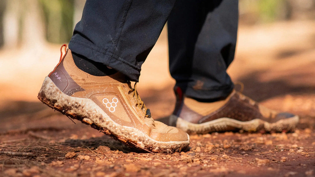 Vivobarefoot Primus Trail Knit SG JJF Mens Bone Brown Vivobarefoot Primus Trail Knit SG JJF Mens Bone Brown