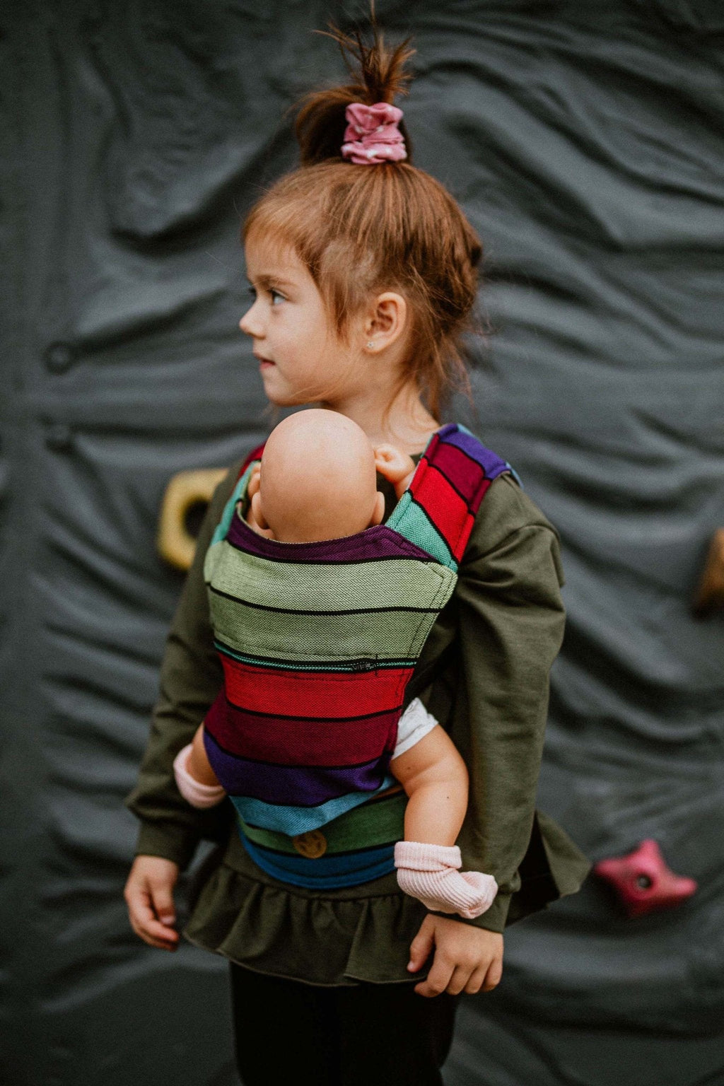 LennyLamb Doll Carrier -Carousel of Colours
