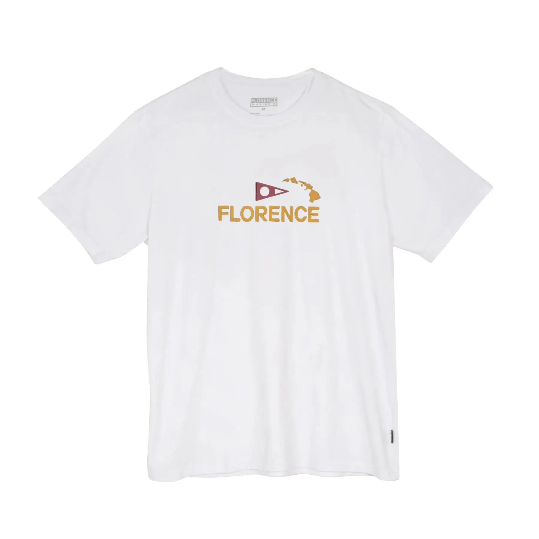 Florence Marine X Logo Island Chain T-shirt White