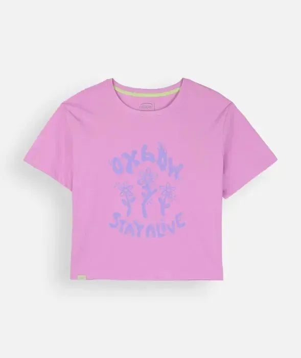 Oxbow Extaz Cropped T-shirt Orchid