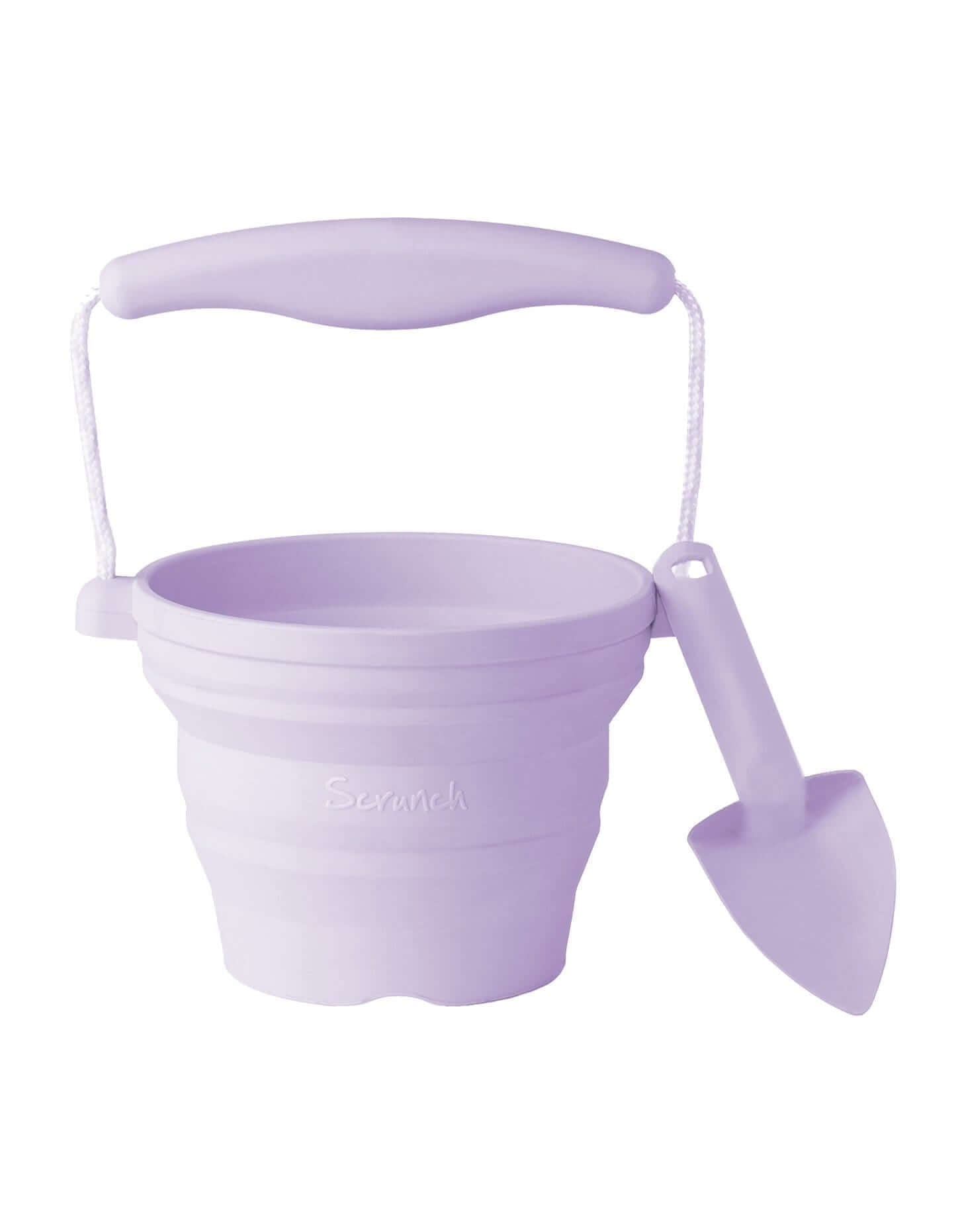 Scrunch Seedling Pot and Trowel Various Colours