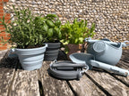 Scrunch Seedling Pot and Trowel Various Colours