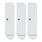 Stance Icon Crew Sock 3 Pack White