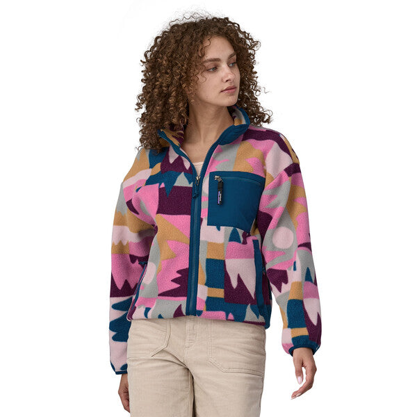 Patagonia Women's Synchilla® Fleece Jacket Frontera Marble Pink