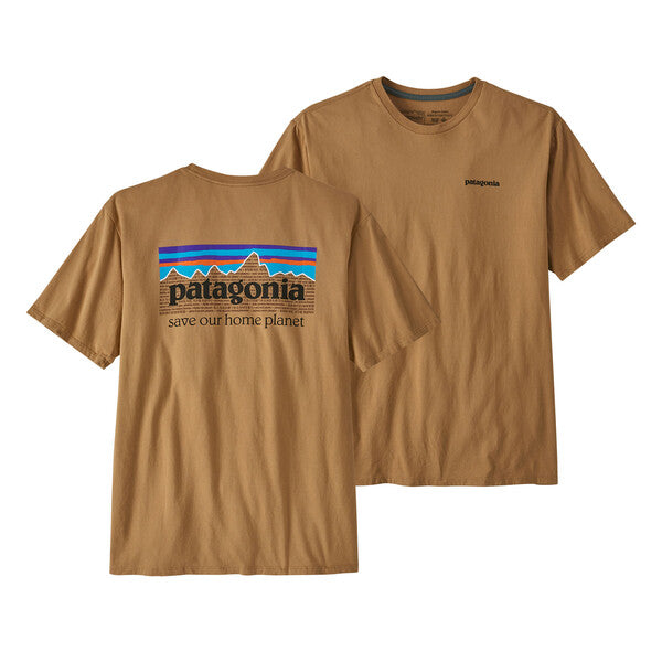 Patagonia Men's P-6 Mission Organic T-Shirt Grayling Brown