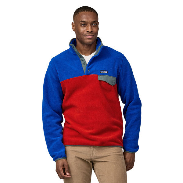 Patagonia M's LW Synch Snap­-T Pullover Touring Red