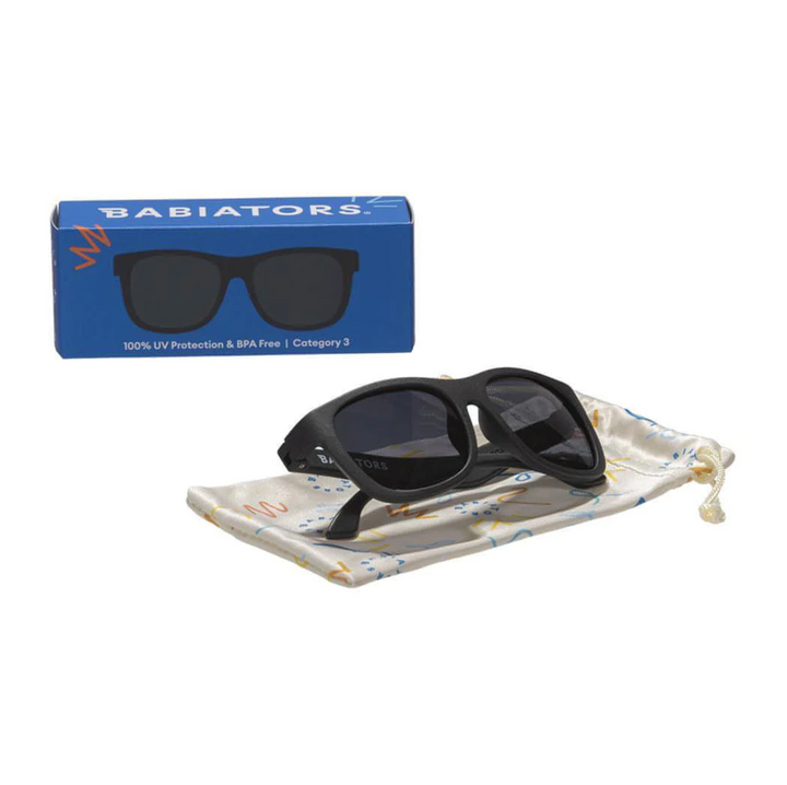 Babiators Polarised Navigator Sunglasses Jet Black
