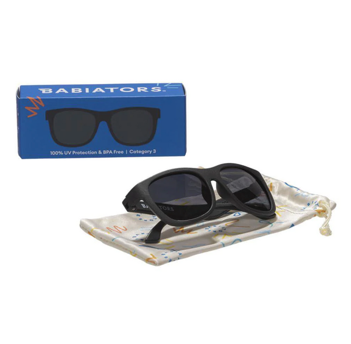 Babiators Original Navigator Sunglasses Jet Black