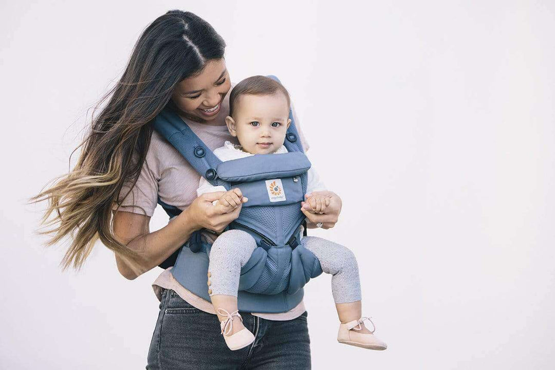 Ergobaby Omni 360 Baby Carrier Cool Air Mesh Oxford Blue