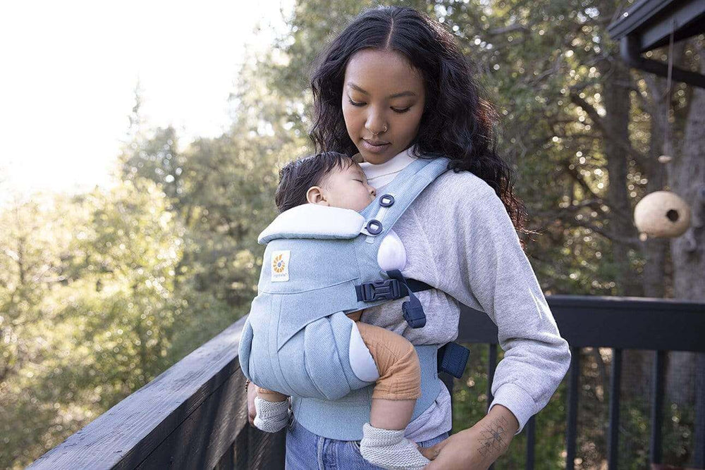 Ergobaby Omni 360 Baby Carrier Cotton Heritage Blue