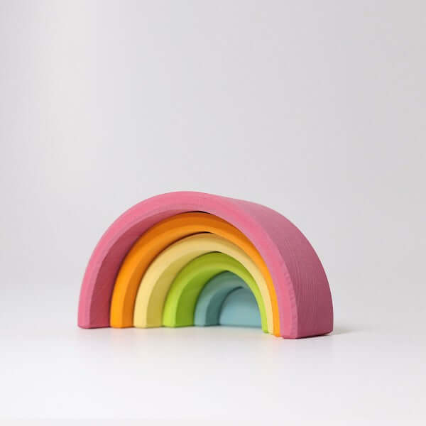 Grimm's 6 Piece Pastel Rainbow