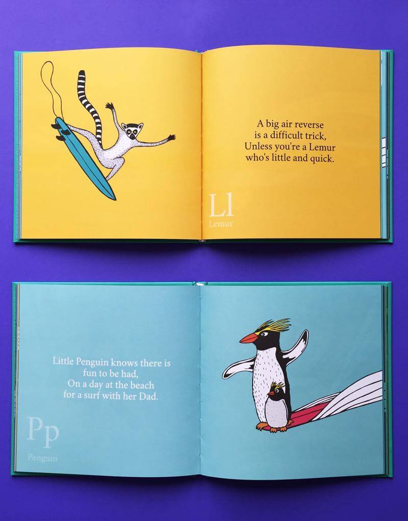 Jonas Claesson - The Surfing Animals Alphabet Book