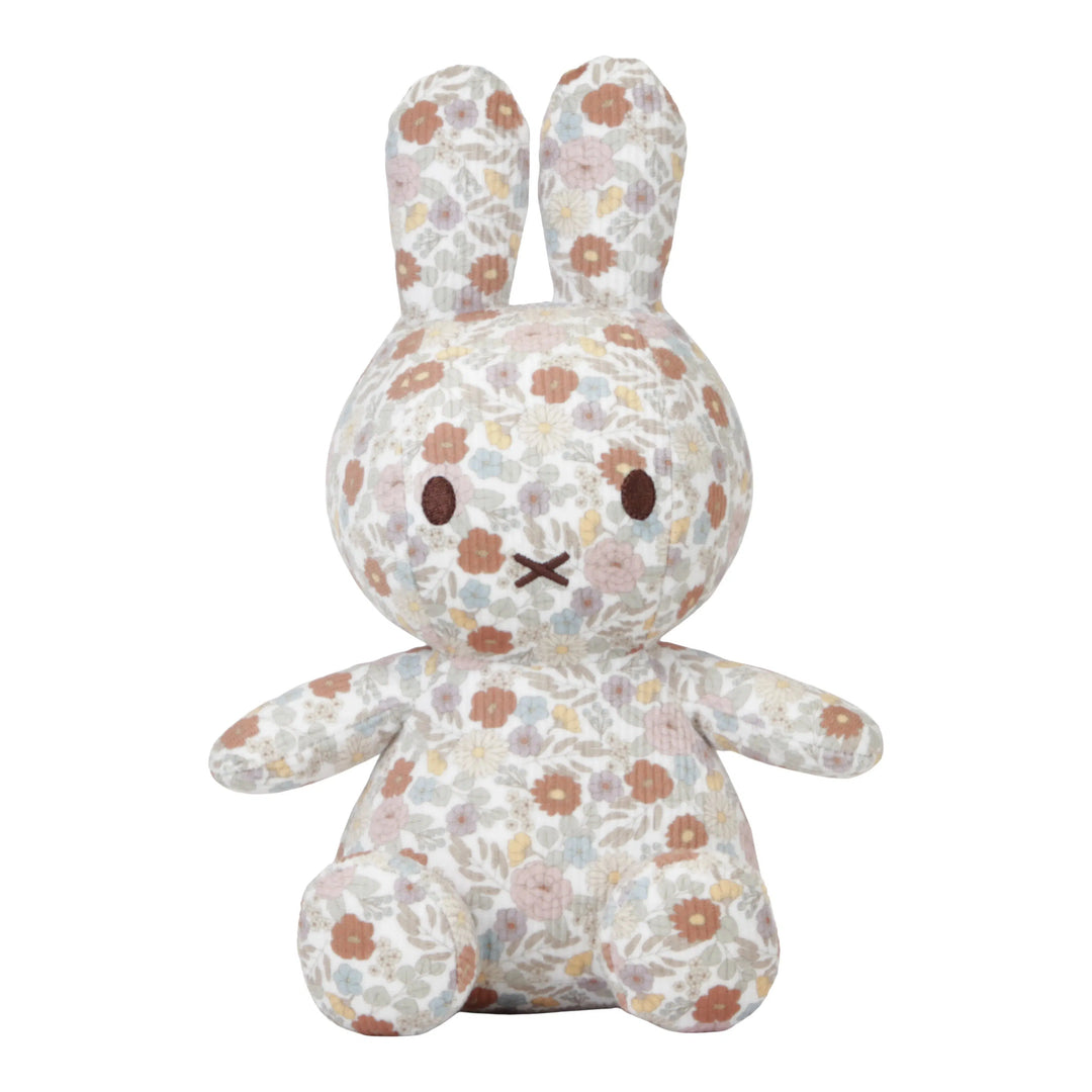 Little Dutch x Miffy Vintage All Over Flowers Cuddle Toy 25cm
