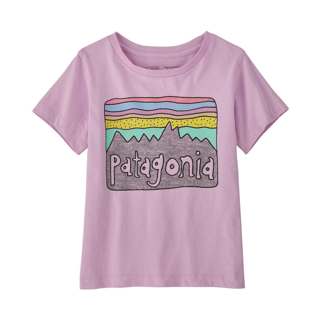 Patagonia Baby Regenerative Organic Certified™ Cotton T­ Shirt Dragon Purple