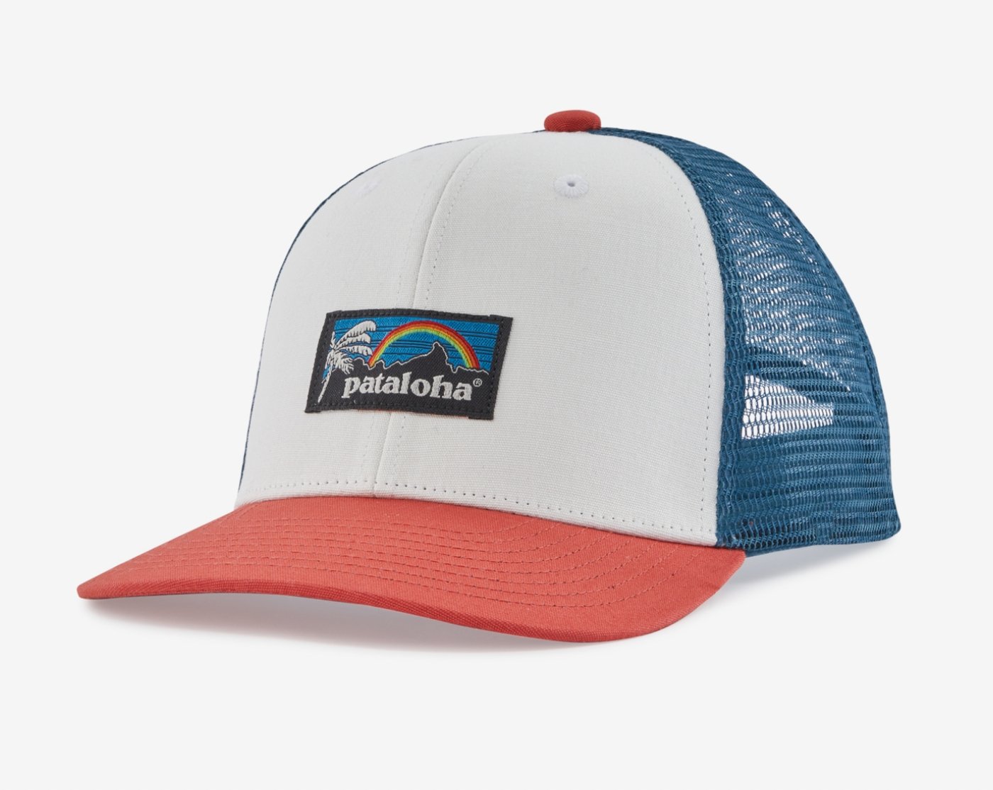 Red white shop blue patagonia hat