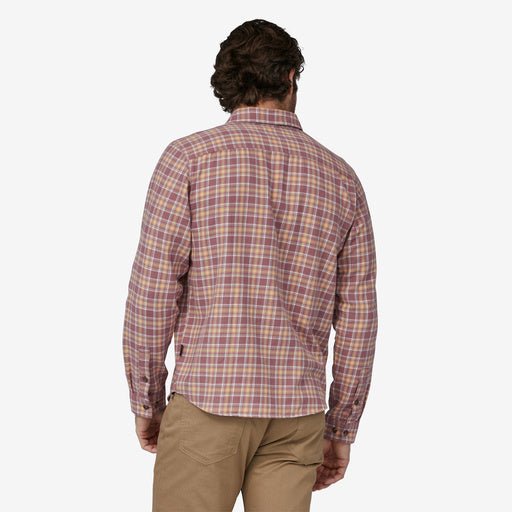 Patagonia Men's Long-Sleeved Organic Cotton Midweight Fjord Flannel Shirt Squared Evening Mauve