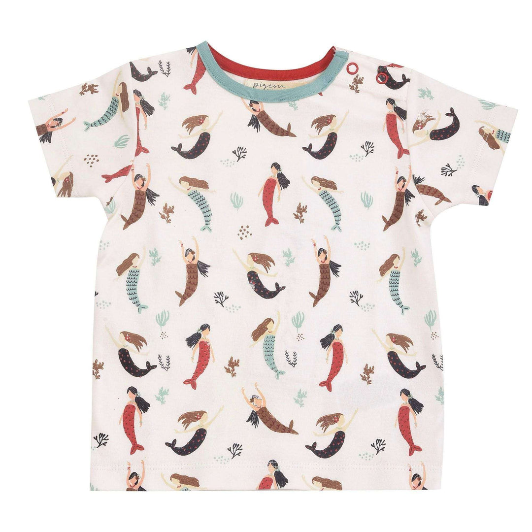 Pigeon Organics - Short Sleeve T-shirt - Mermaids