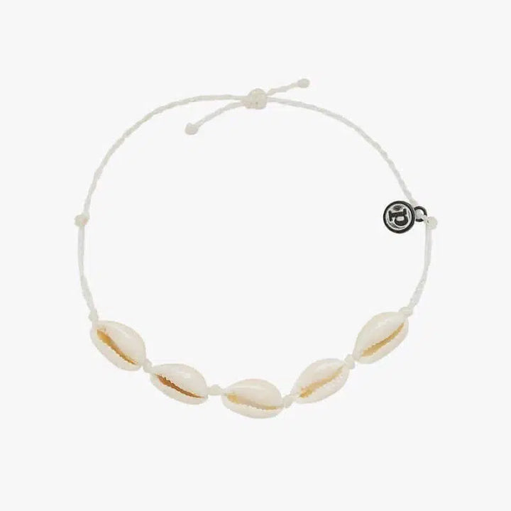 Pura Vida Cowries Knotted Anklet