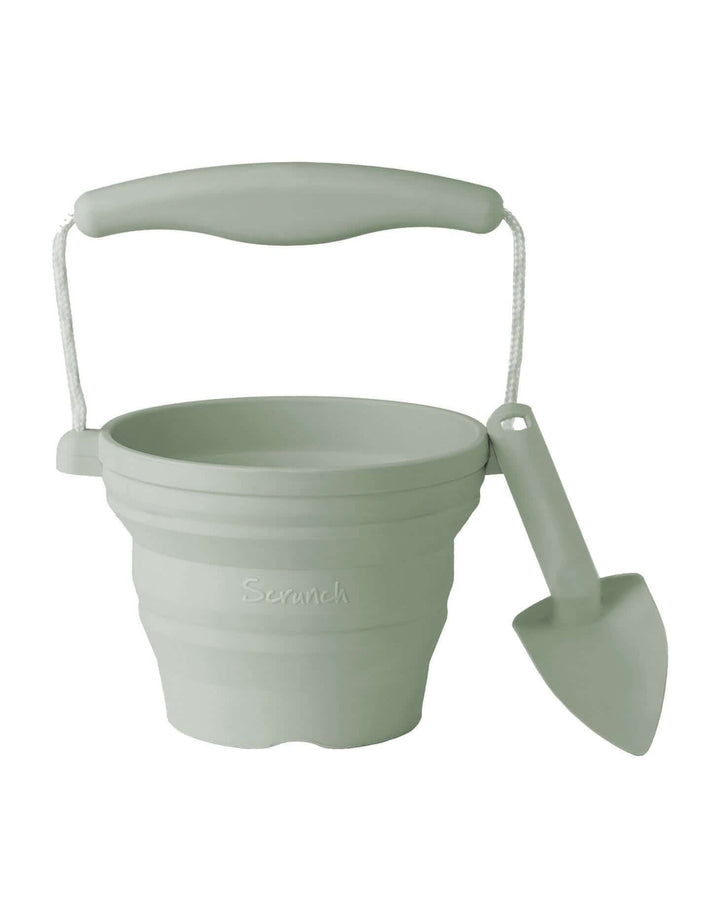 Scrunch Seedling Pot and Trowel Various Colours