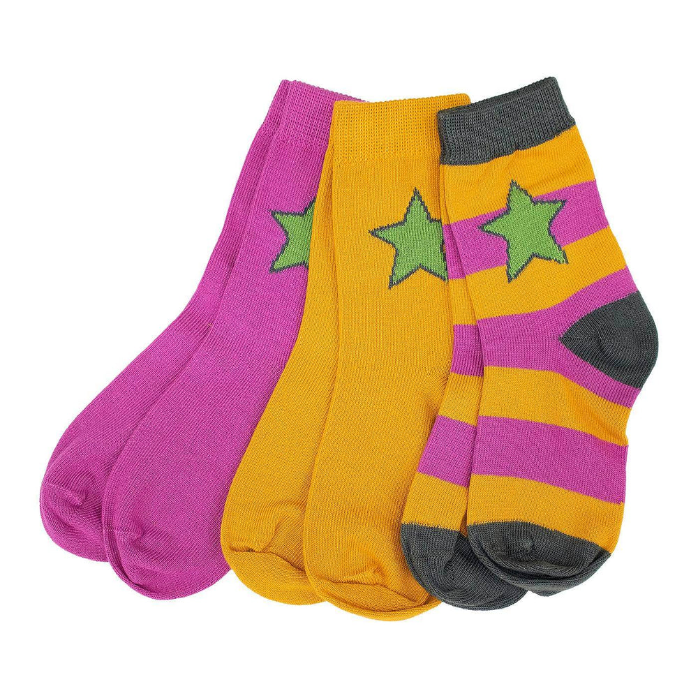 Villervalla Socks - Pack of 3 - Various Colours