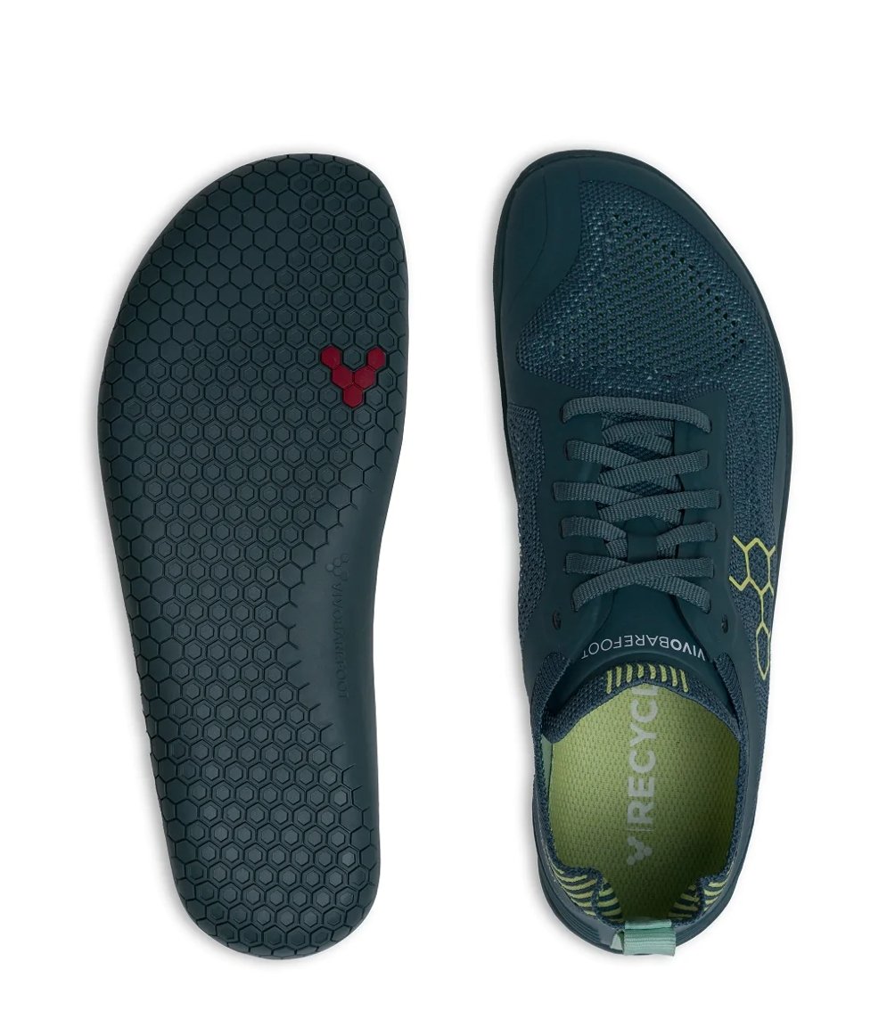 VivoBarefoot Men's Geo Racer Knit Minimalist Sneakers 302054-07 Balsam  Green