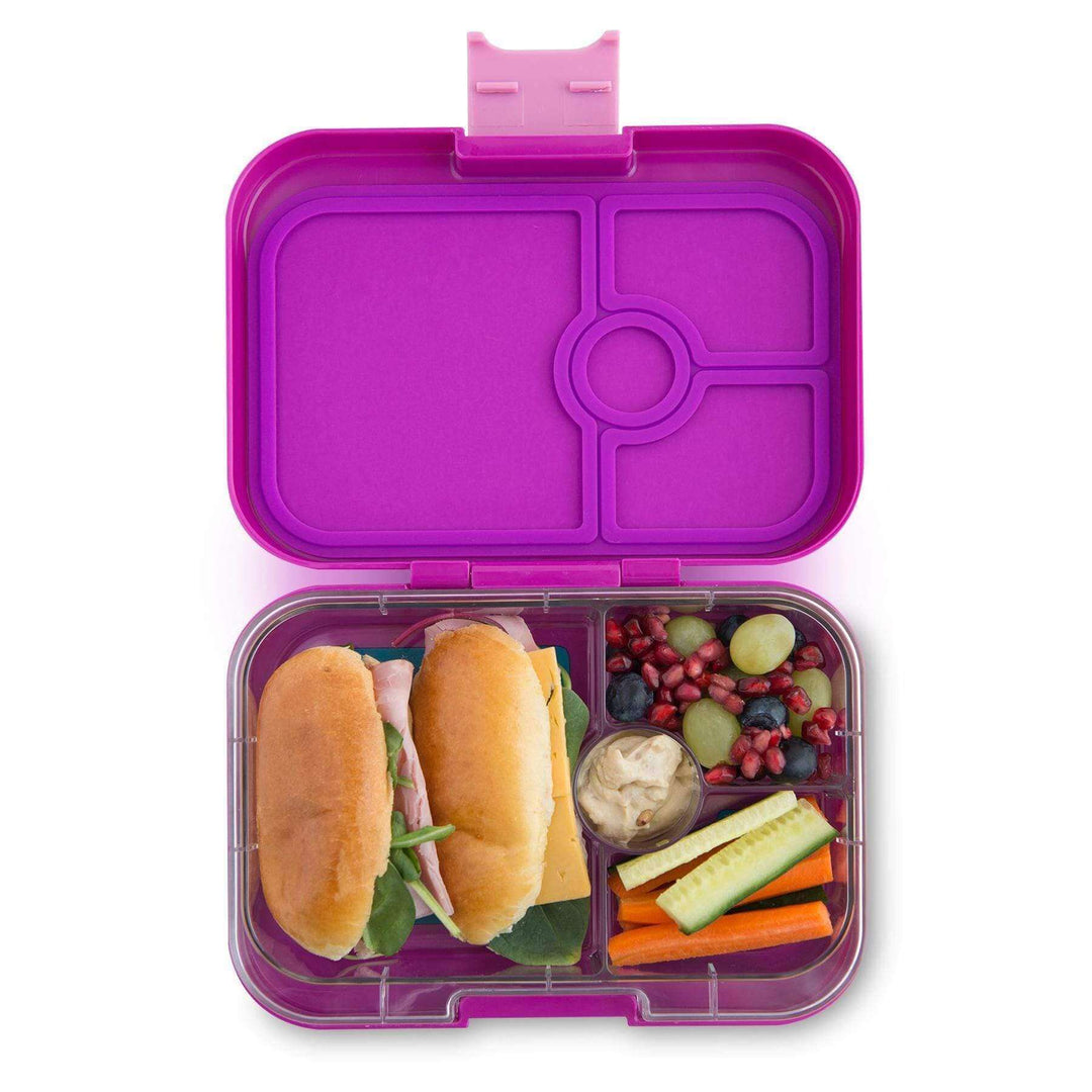 Yumbox Panino 4 Compartment Lunchbox in Tropical Aqua Panther